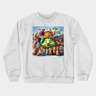 Animal Christmas Crewneck Sweatshirt